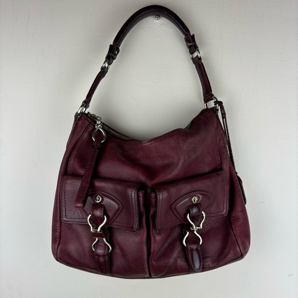 Cole Haan Handbags - Vintage Cole Haan Avery satchel shoulder bag in oxblood leather.